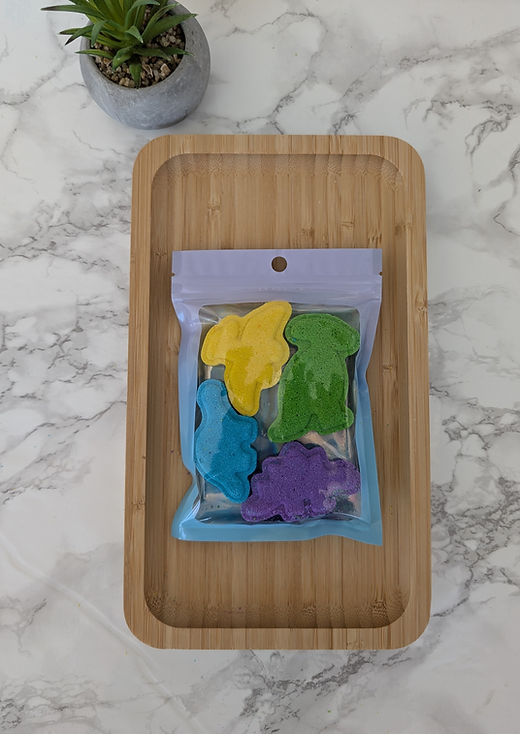 Sac de 4 bombes dinosaures