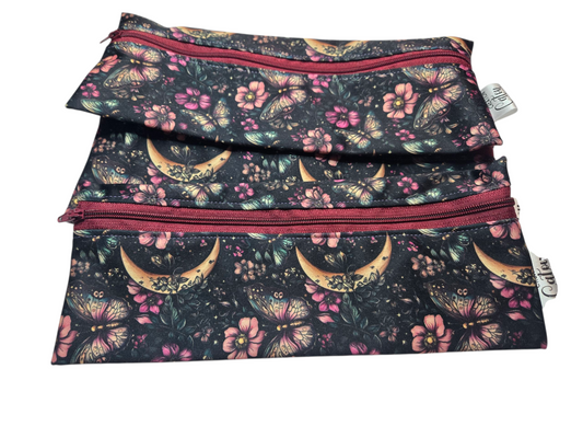 Sac ustensile - Papillon & Lune (par Création Catou)