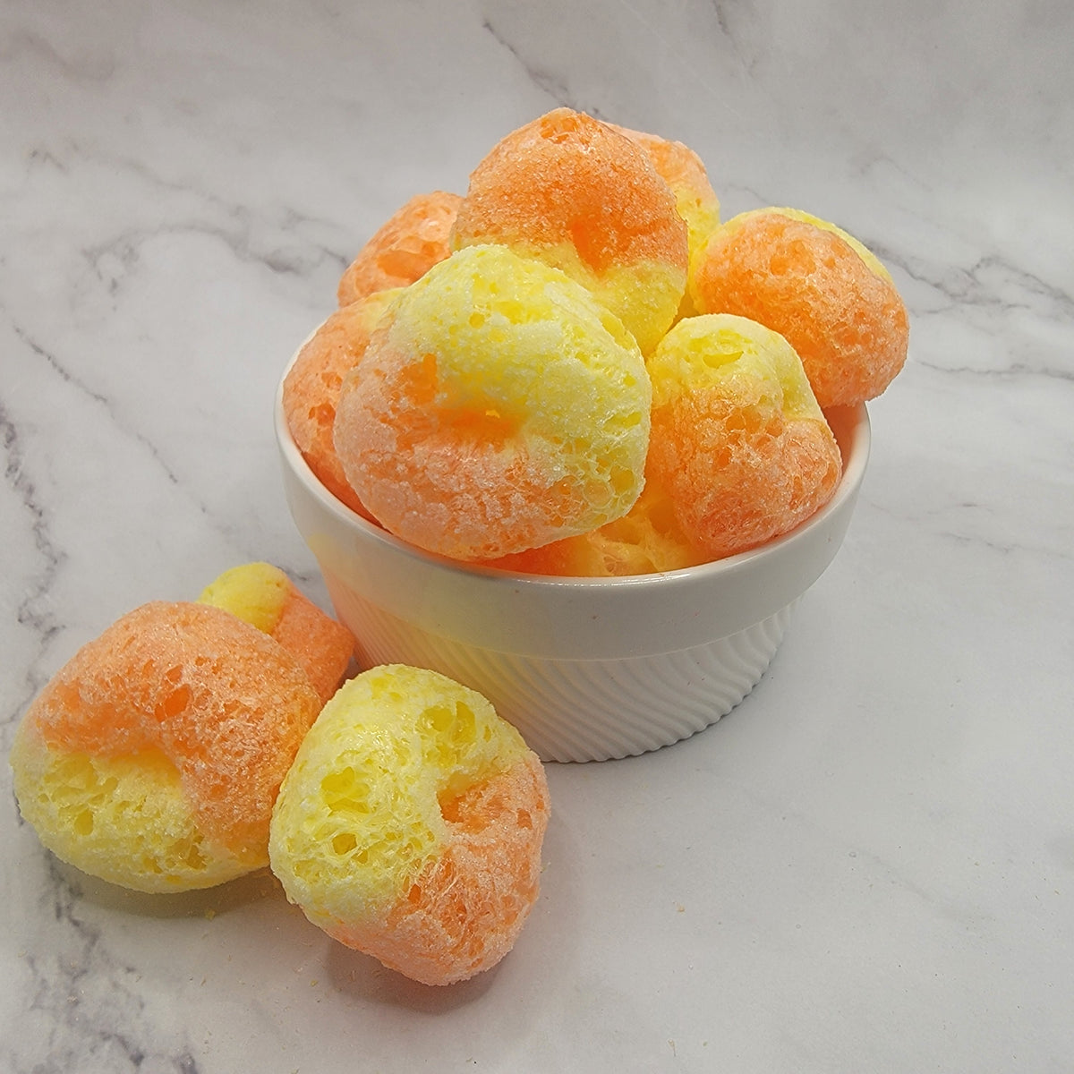 Bonbon anneau lyophilisé