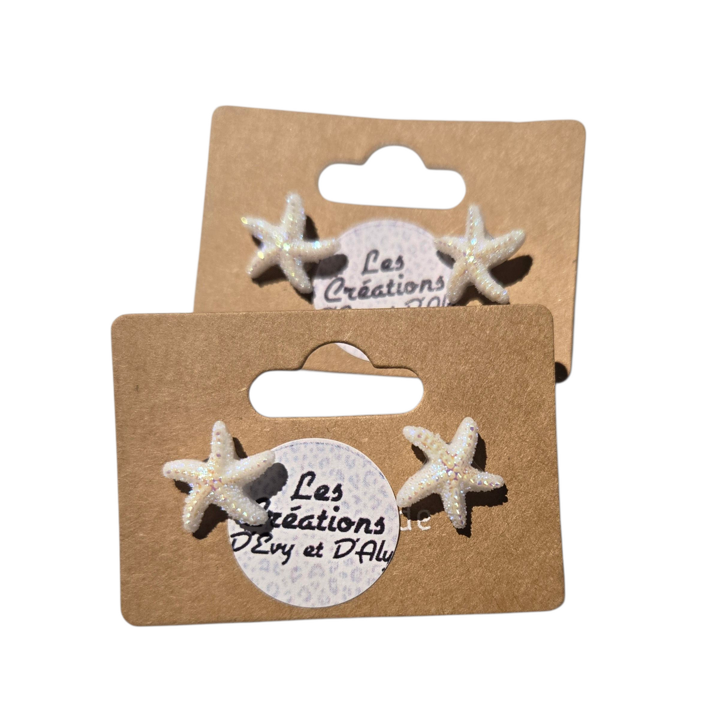 Boucles d'oreilles - Étoiles de mer