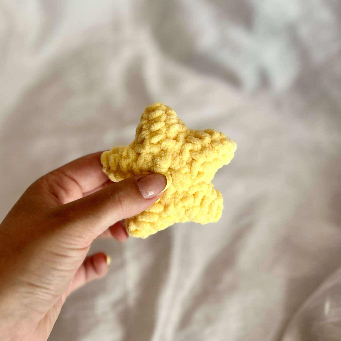 Petite étoile en tricot