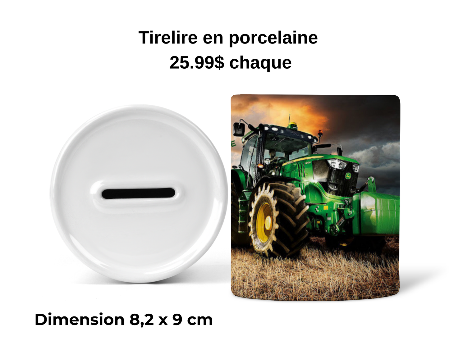 Tirelire - Tracteur