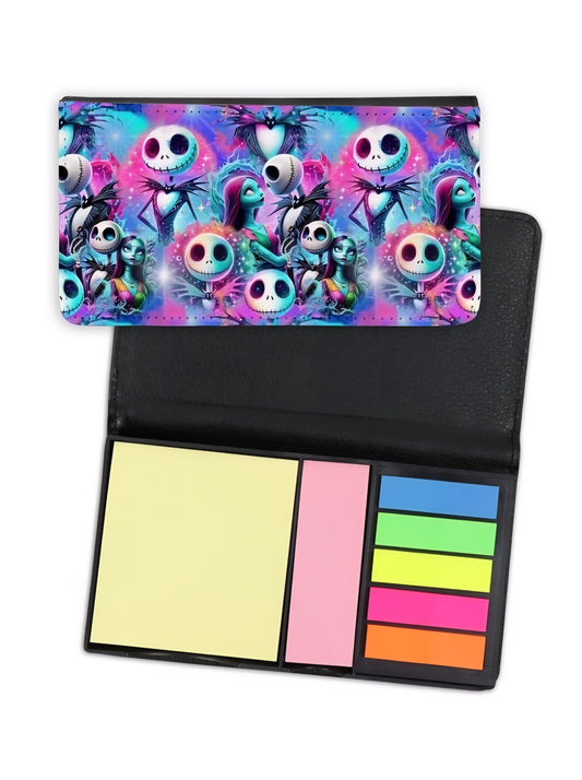 Étui post-it - couple de squelette