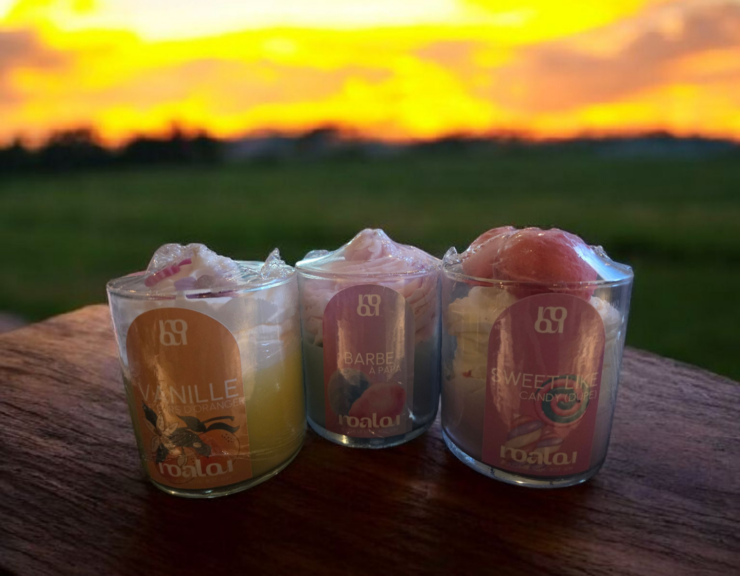 Bougies gourmandes - Par Noalou