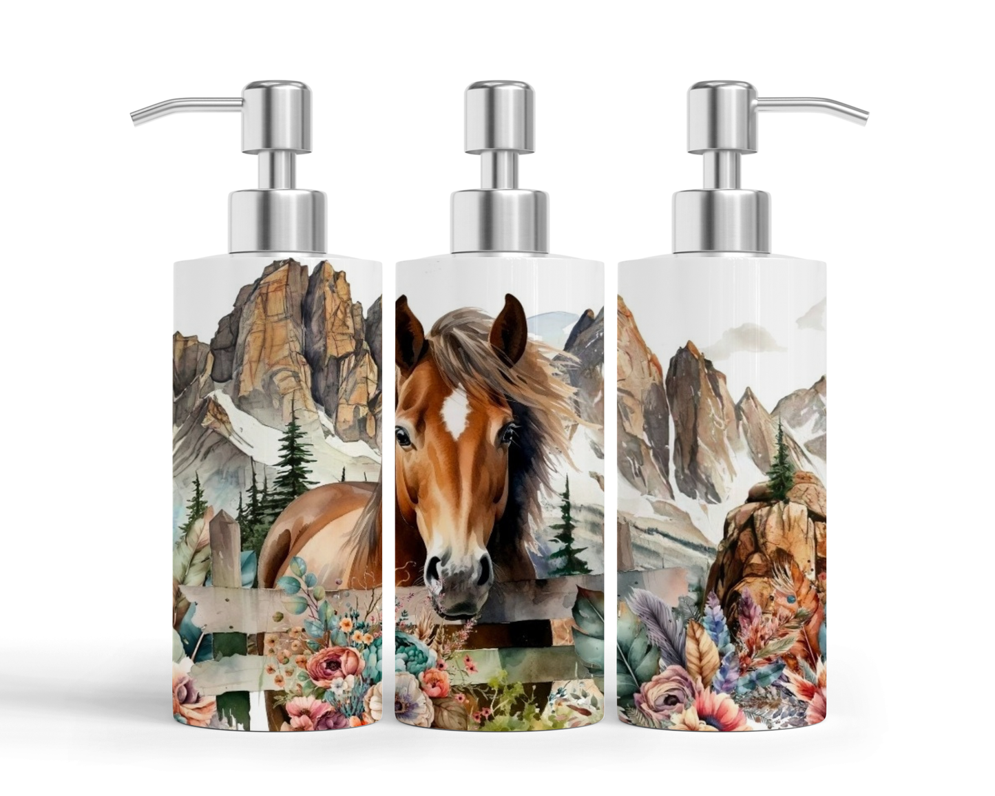 Pompe à savon - Cheval