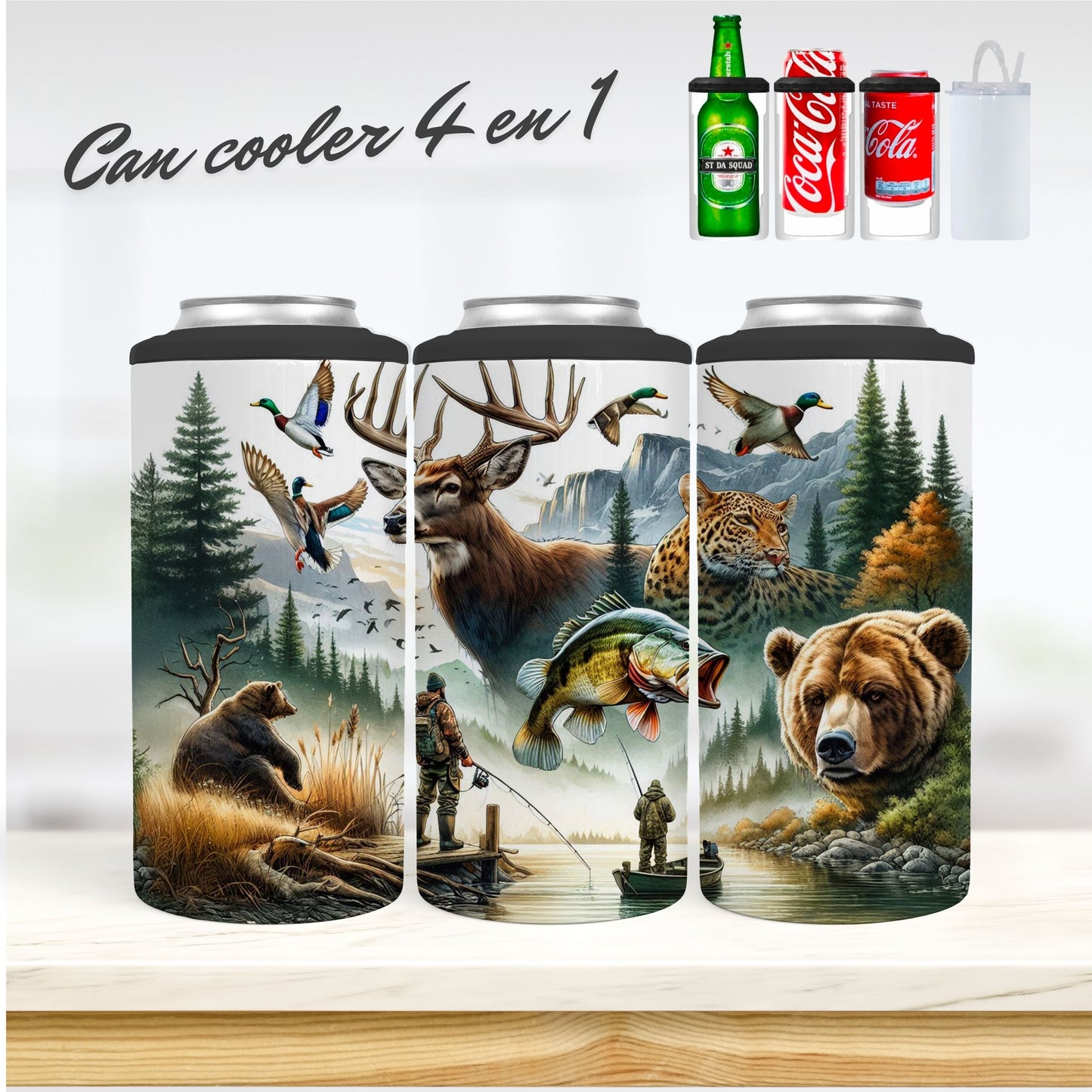 CAN COOLER 4 en 1 - Chasse et pêches