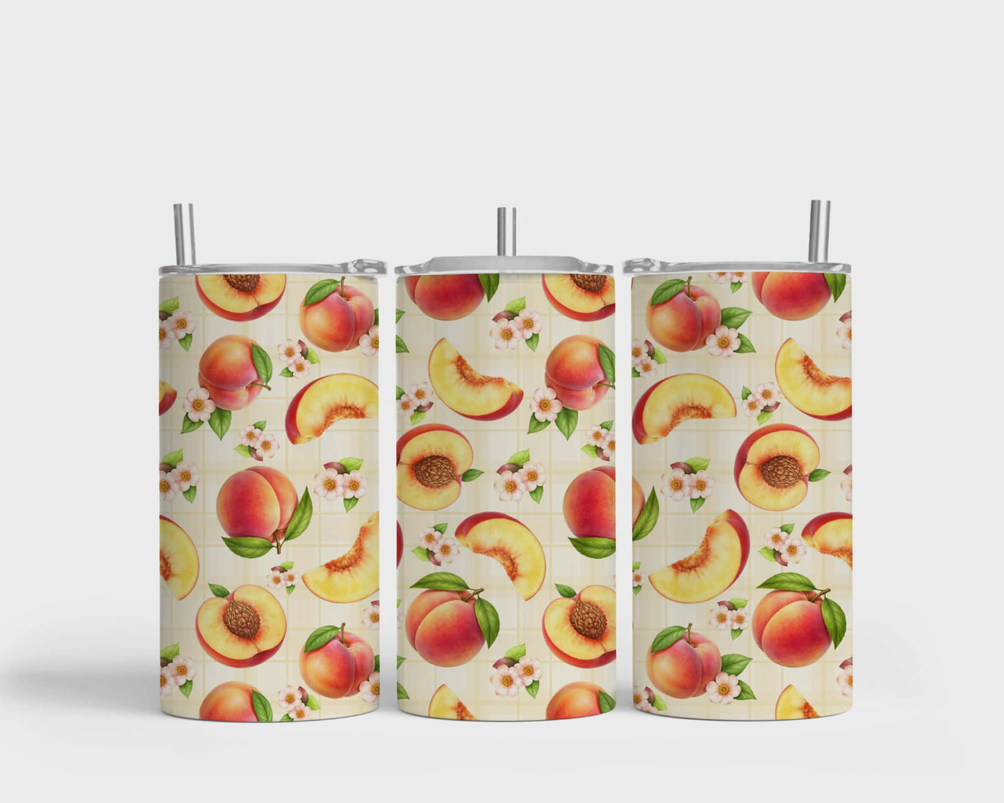 Tumbler isotherme 12 oz - Pêche