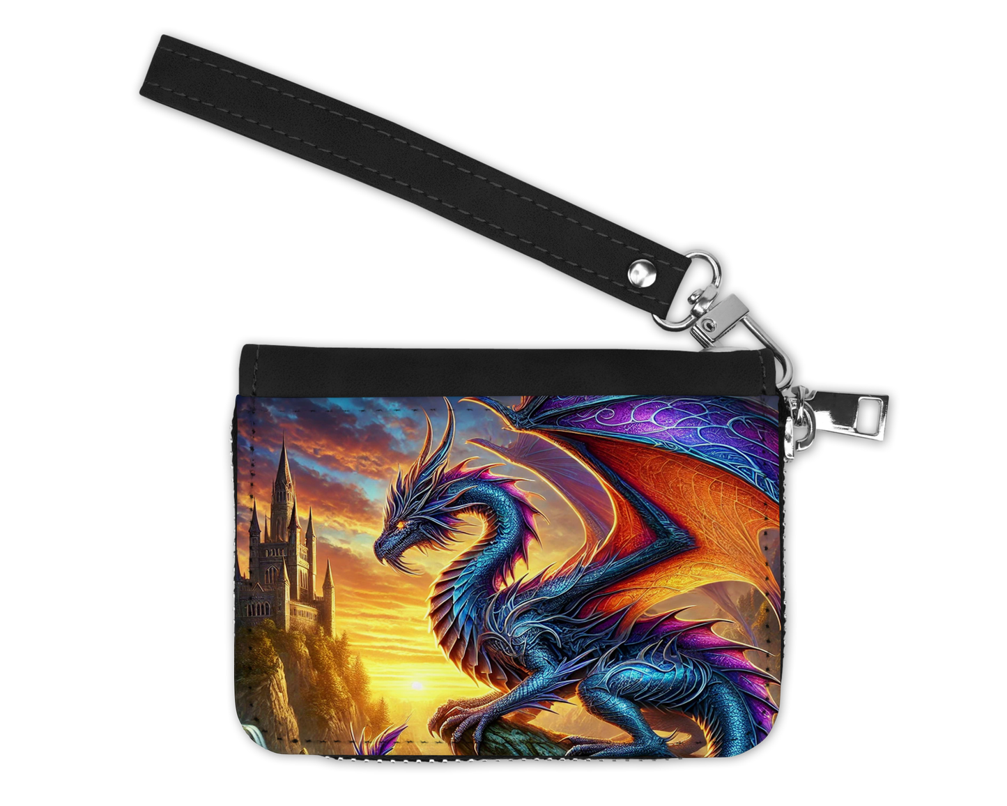 Petit Porte-Monnaie - Dragon bleu