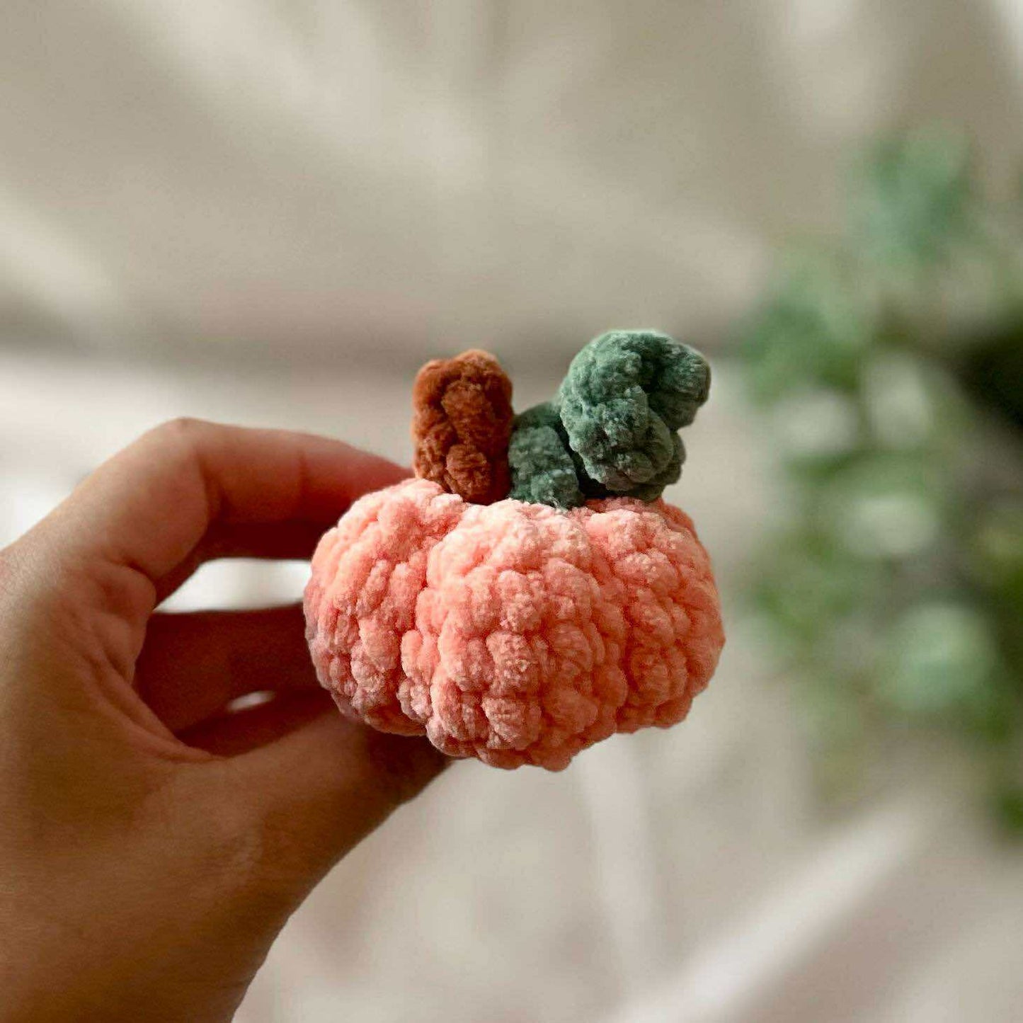 Petite citrouille en tricot