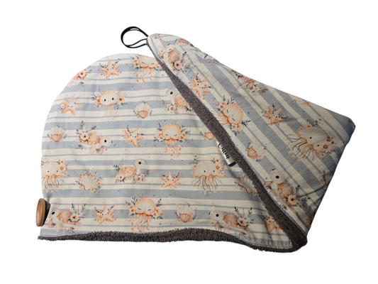 Serviette à cheveux - Méduse