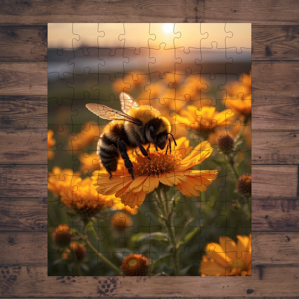 🧩 Casse-tête sublimé - Abeille
