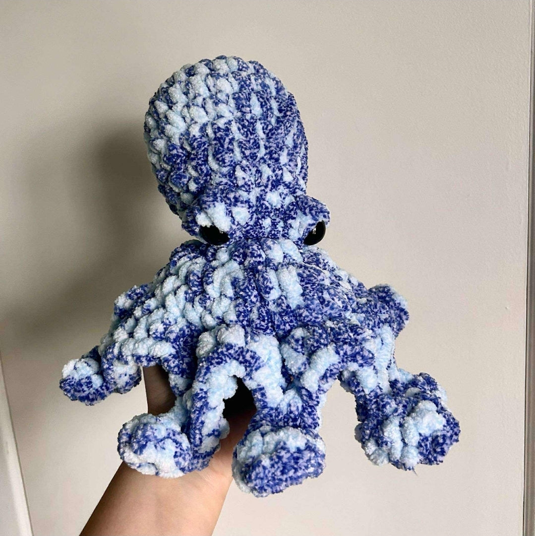 Pieuvre géante en tricot