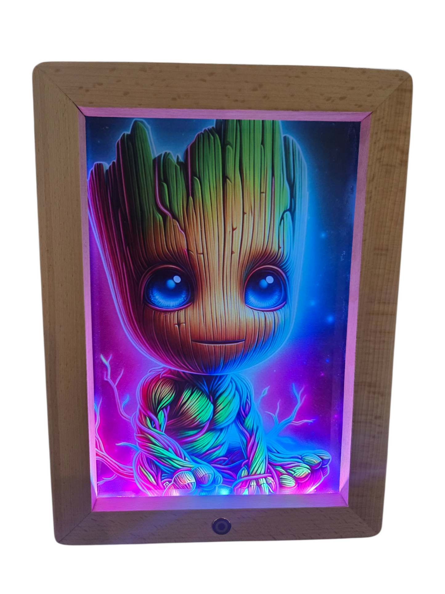 ✨ Cadre lumineux sublimé – Homme arbre v.1