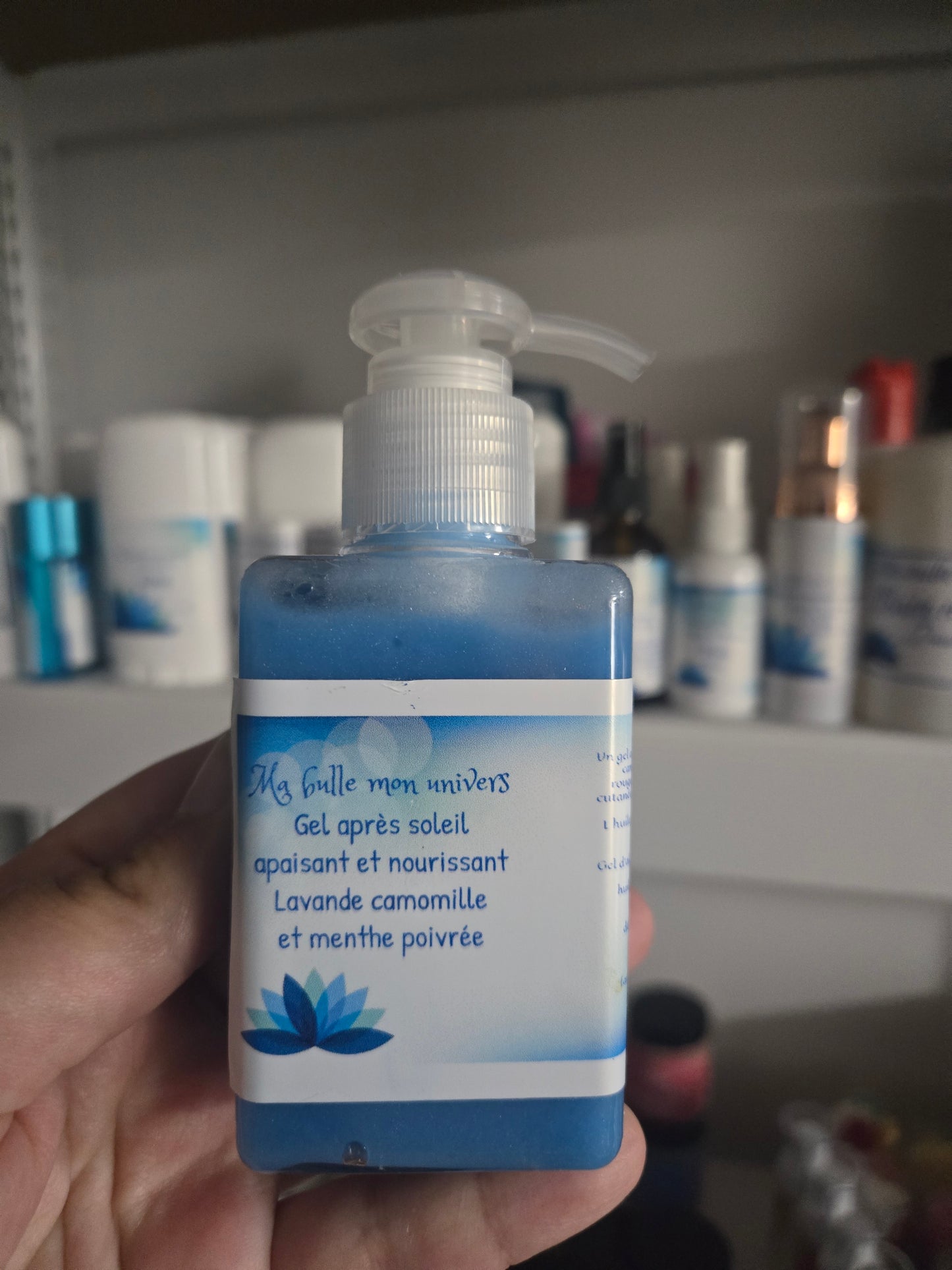 Gel après-soleil apaisant