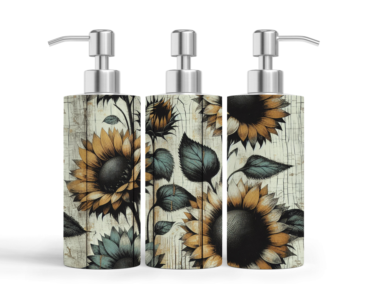 Pompe à savon - Tournesol Vintage