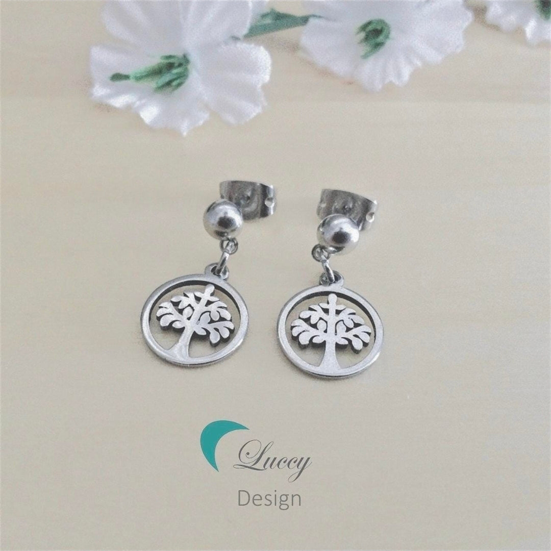 Boucles d'oreilles - Arbre de vie