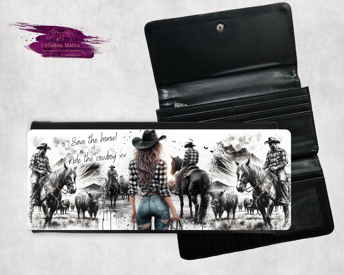 Porte-feuille - Save a horse
