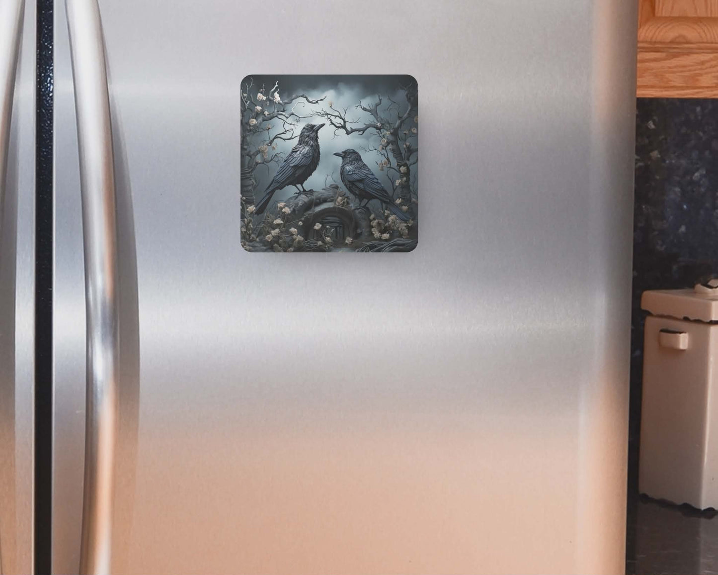 Aimant 3 po x 3 po - Corneilles