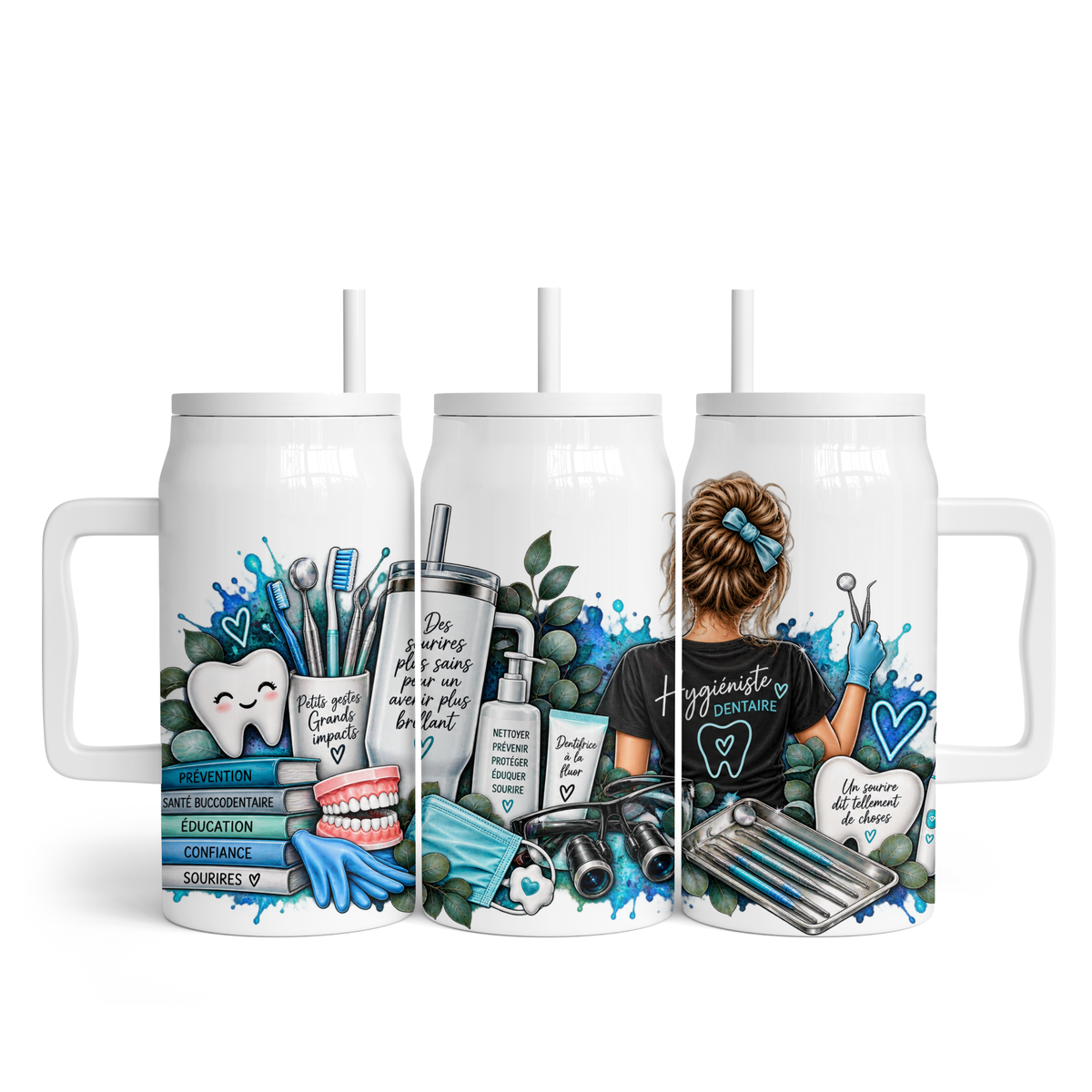 Tasse isotherme 50 oz - Hygiéniste dentaire