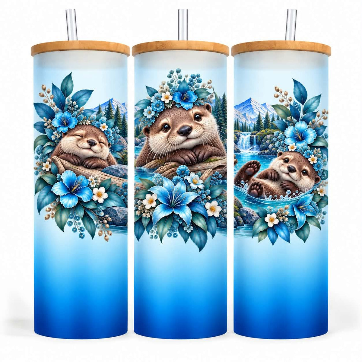 Verre givré 25 oz - Loutre