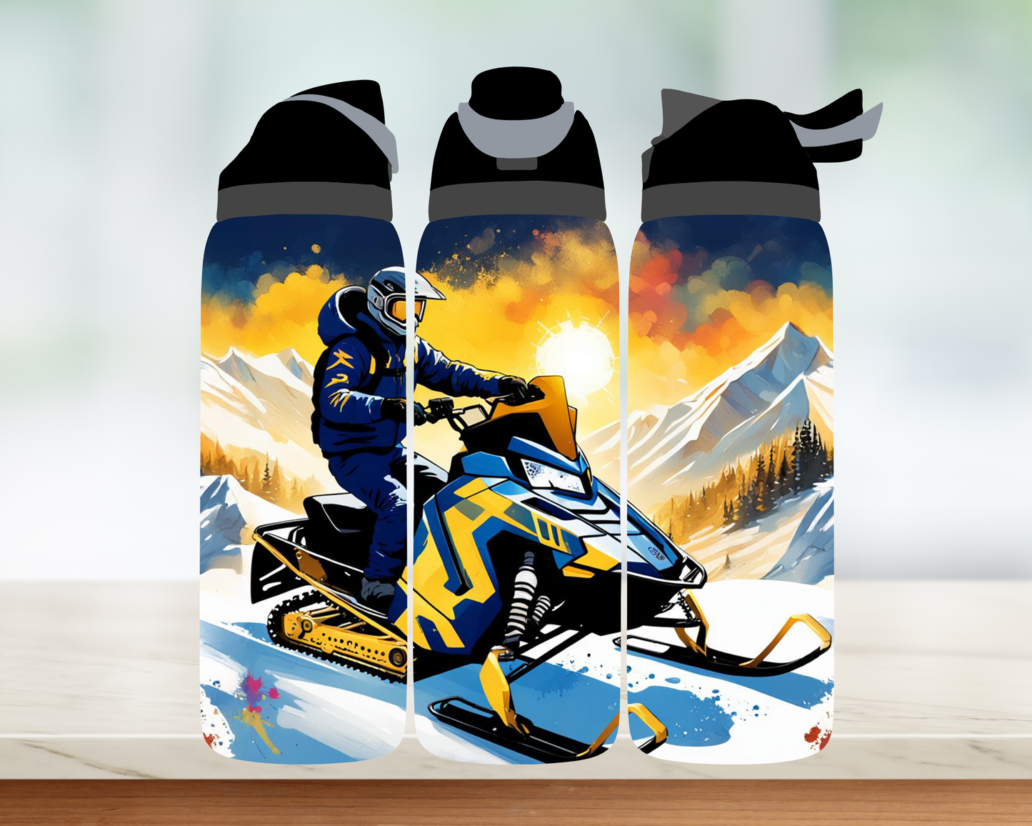 Bouteille style Owala - Motoneige