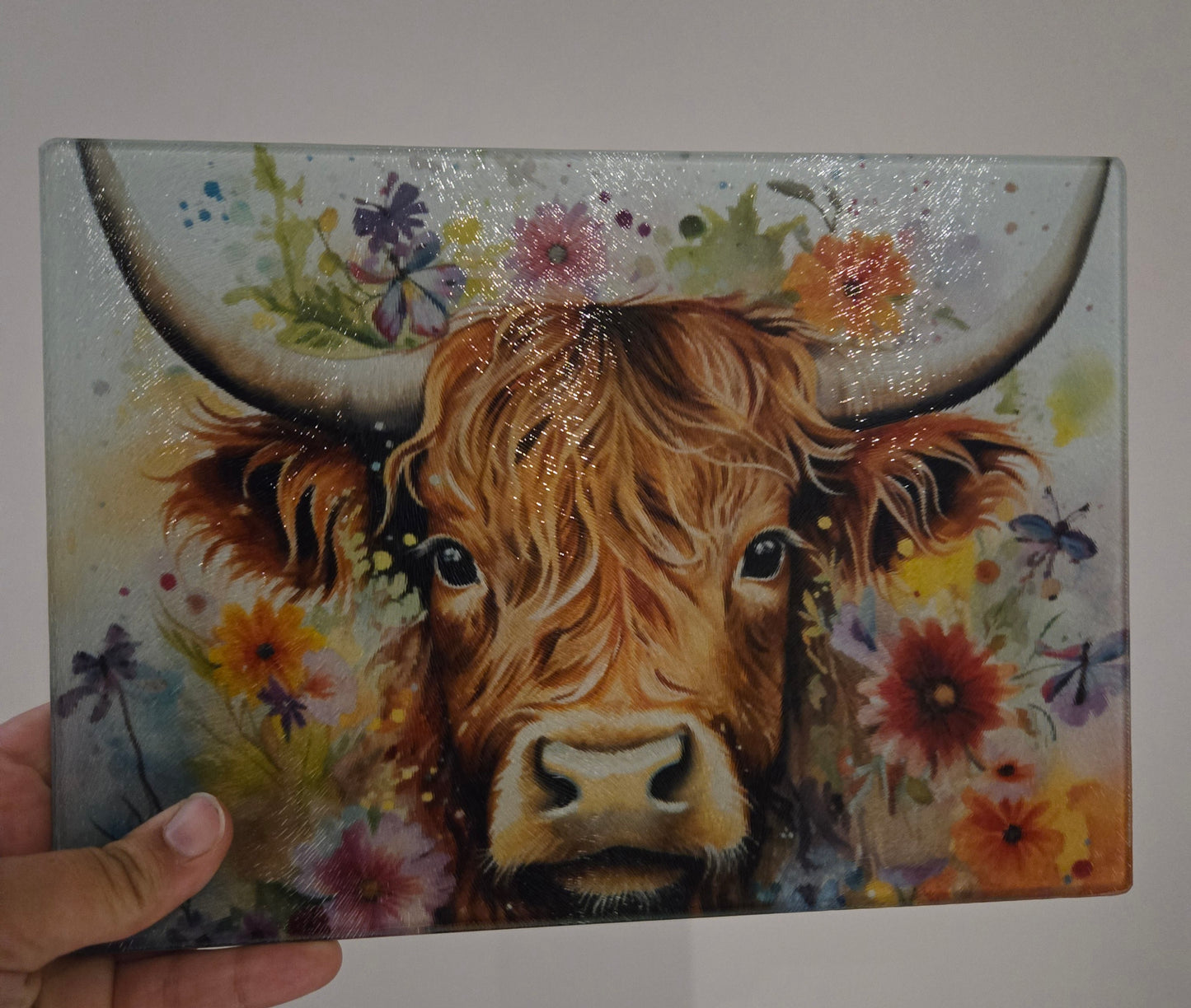 Planche de service  - Vache Highland