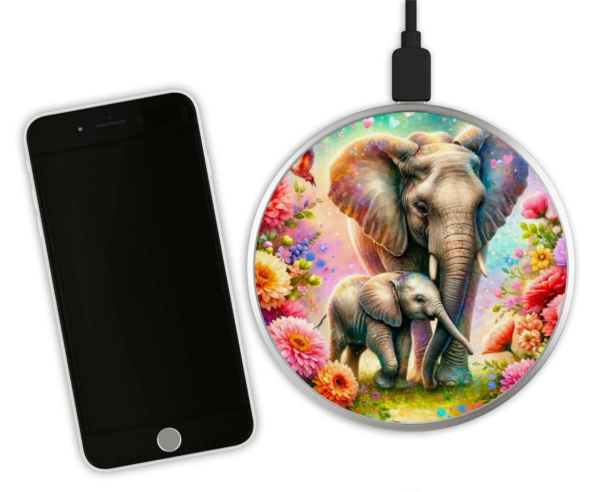 Chargeur sans fil - Éléphant