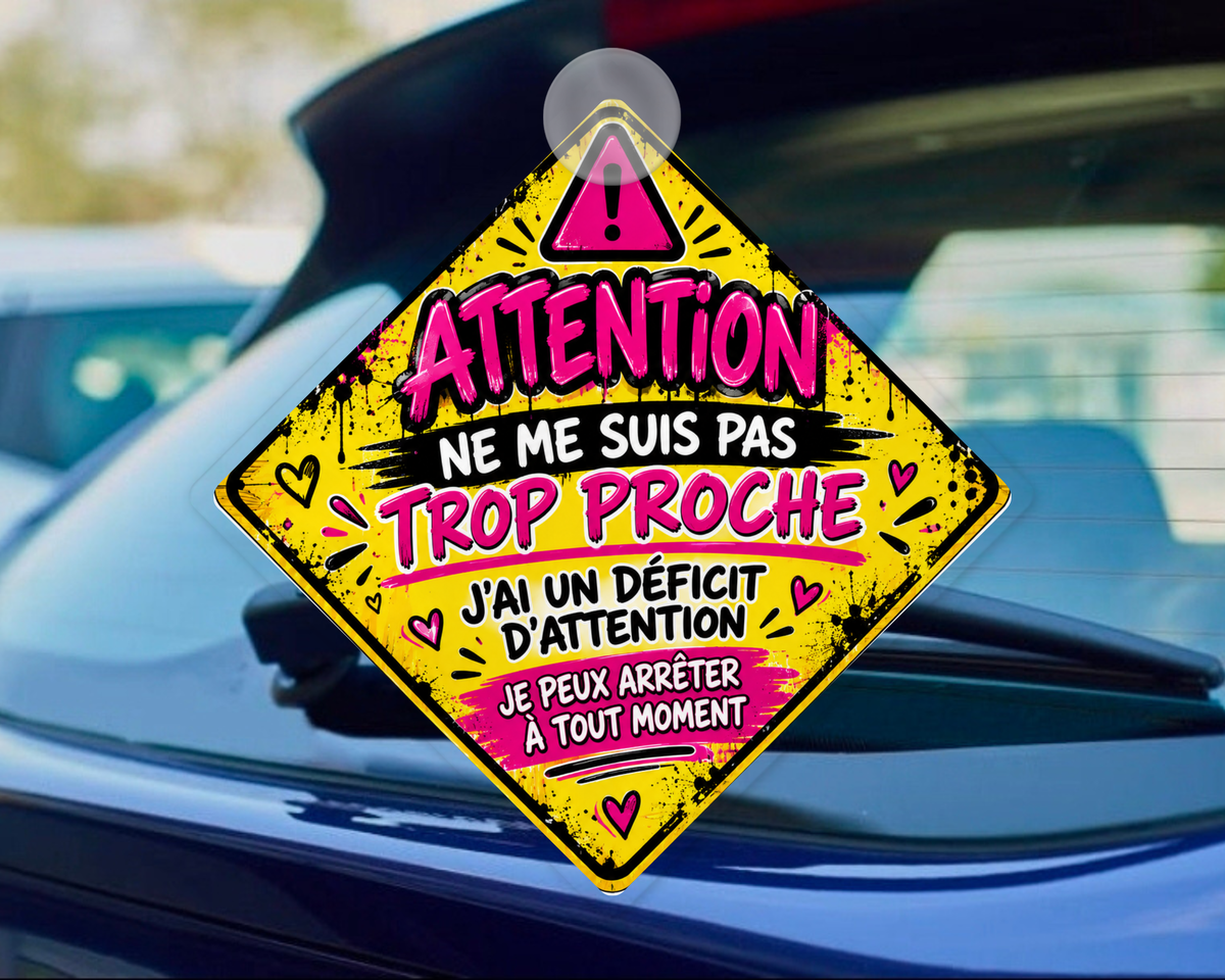🚗👶 BÉBÉ À BORD – Déficit d'attention!