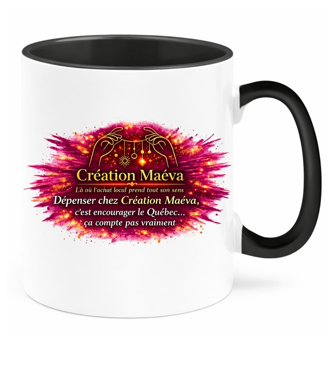 ☕ Tasse à café régulière - Création Maéva