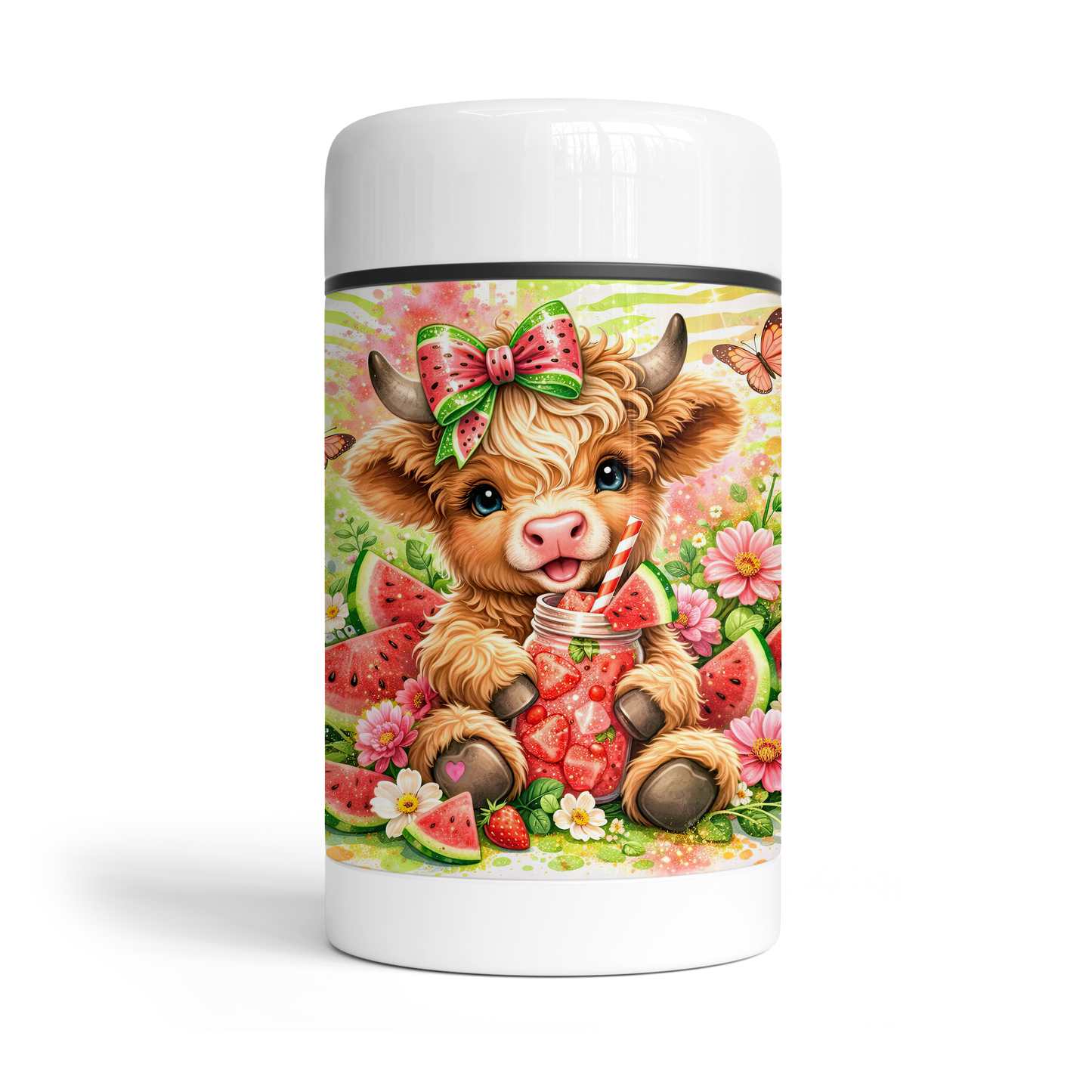Thermos repas - vache melon