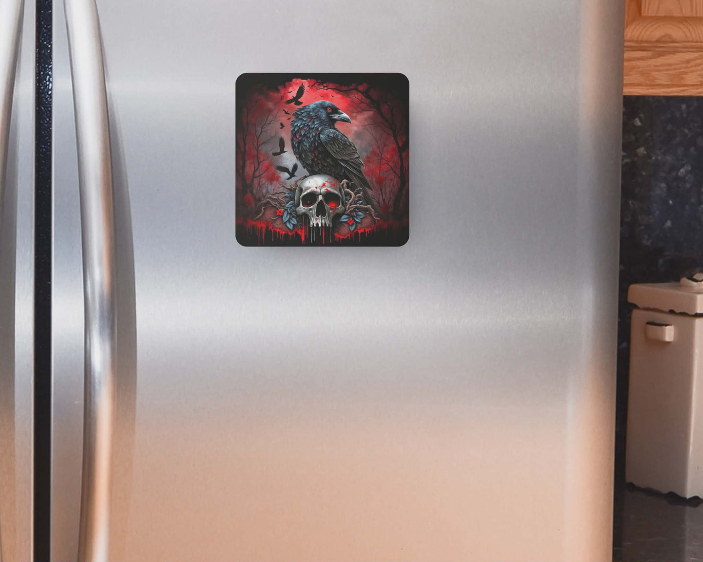 Aimant 3 po x 3 po - Corneille