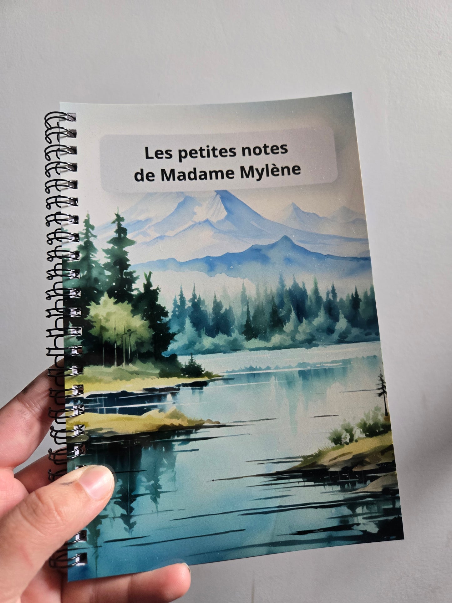 Cahier de note personnalisée