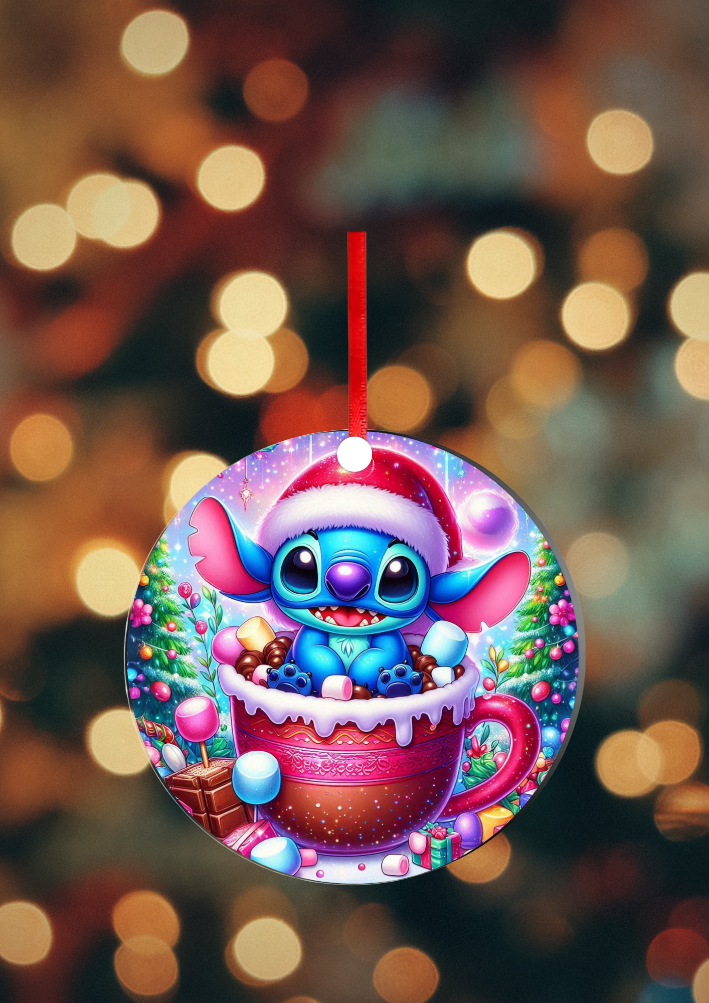 Boule de Noël  - Bleu & Vert