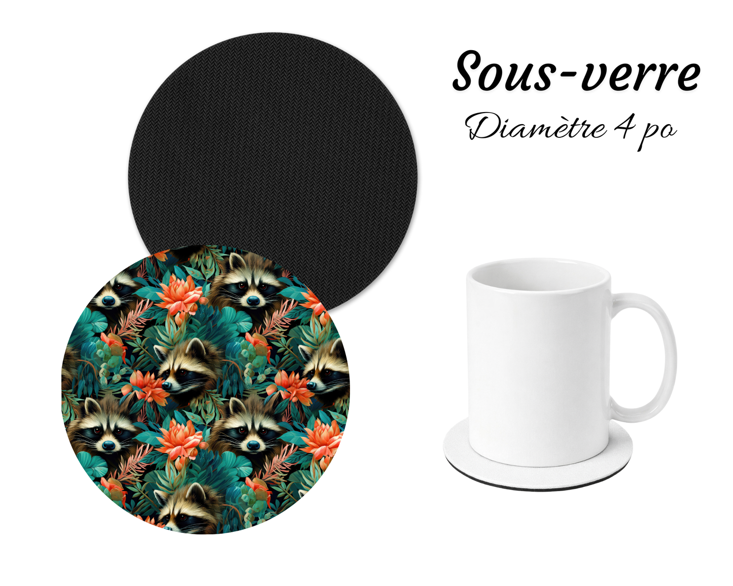 Sous-verre - Mignons Ratons