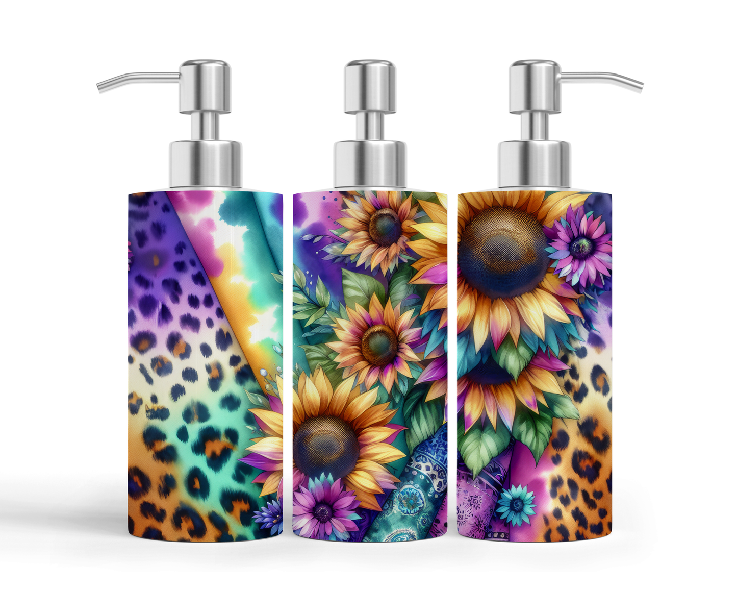 Pompe à savon - Tournesol coloré