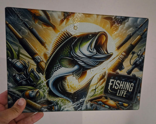 Planche de service - Pêche