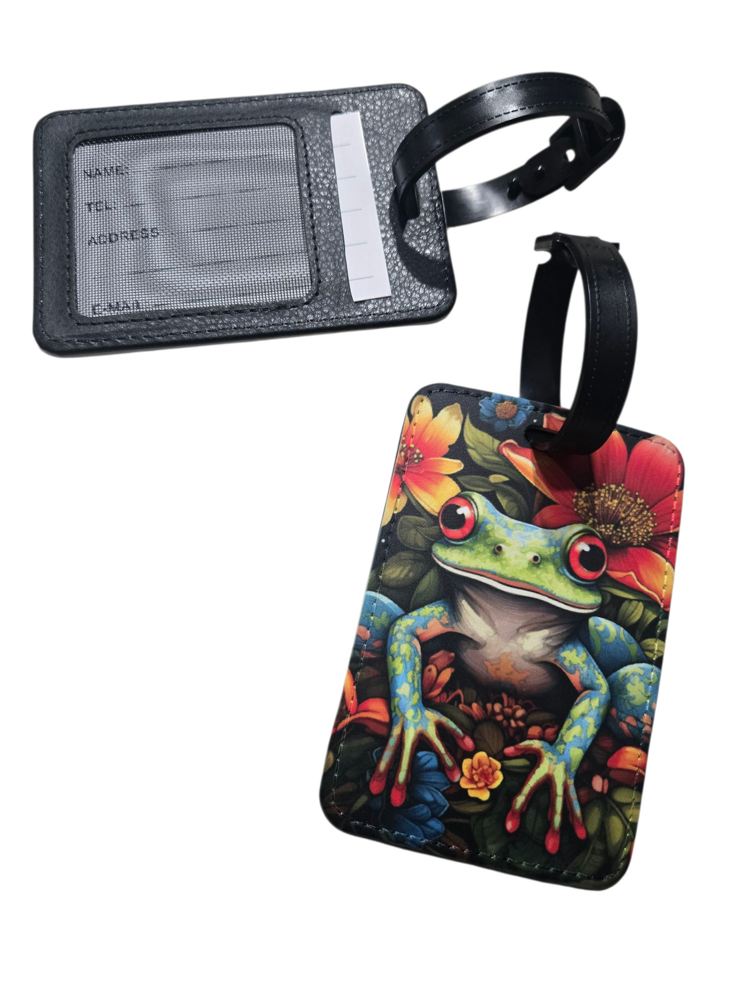 Étiquette pour bagage - grenouille
