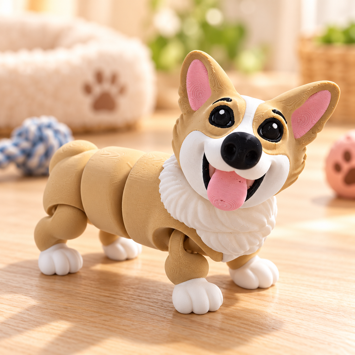 Chien corgi 3D
