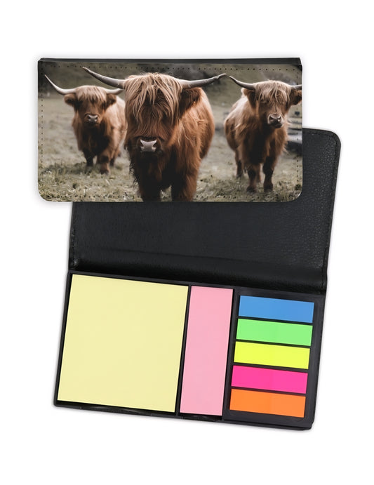 Étui post-it - vache
