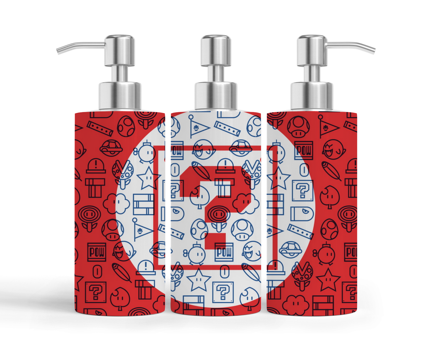 Pompe à savon - Cube Rouge