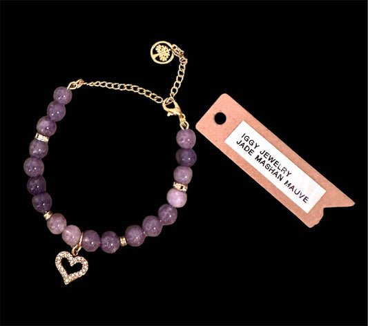 Bracelet - Jade Mauve