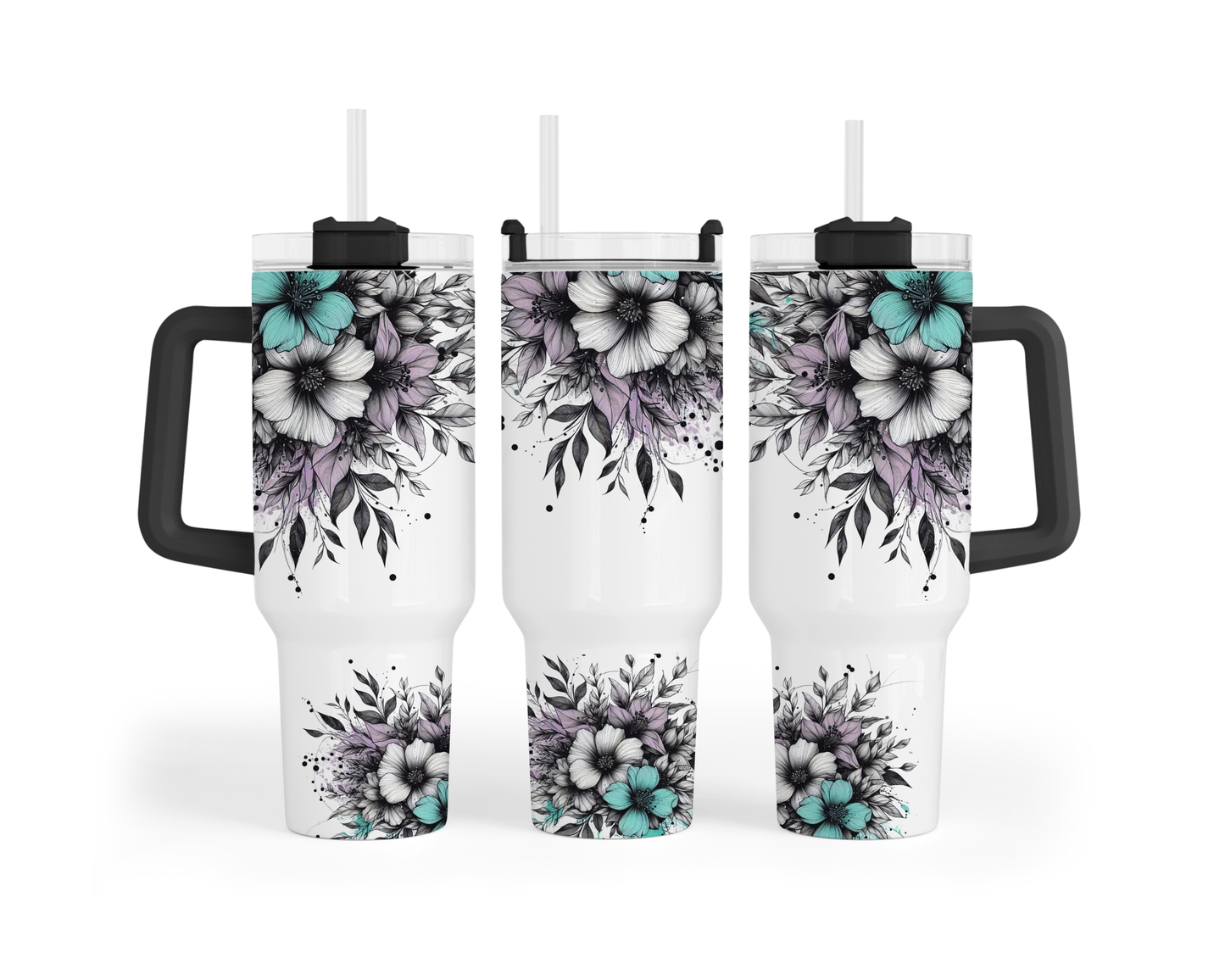 40 oz - Jolies Fleurs