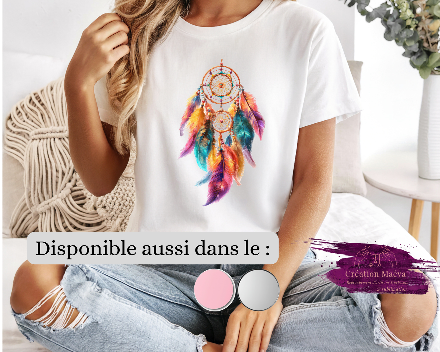 Chandail sublimé - Capteur de rêve v.1