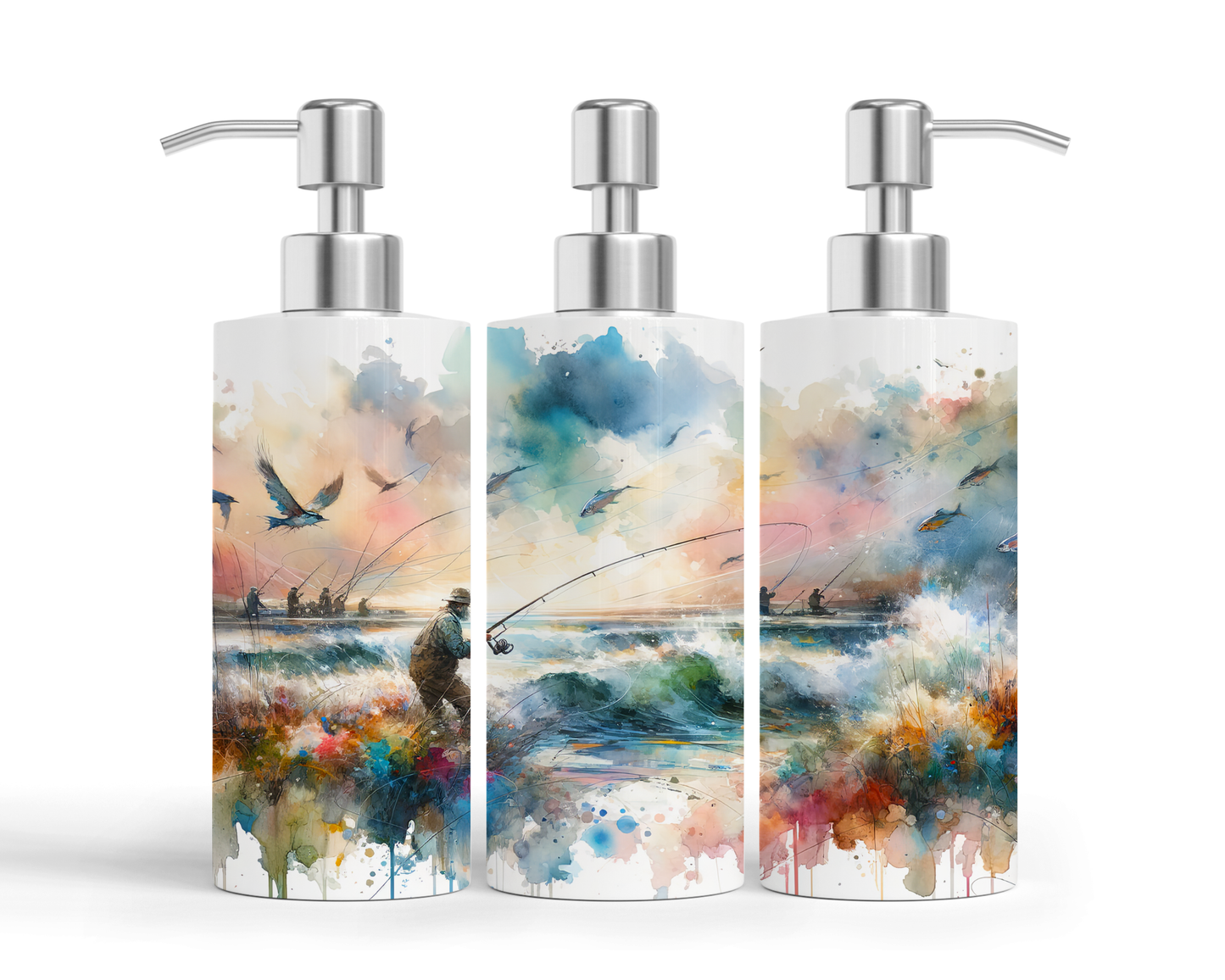 Pompe à savon - Le pecheur