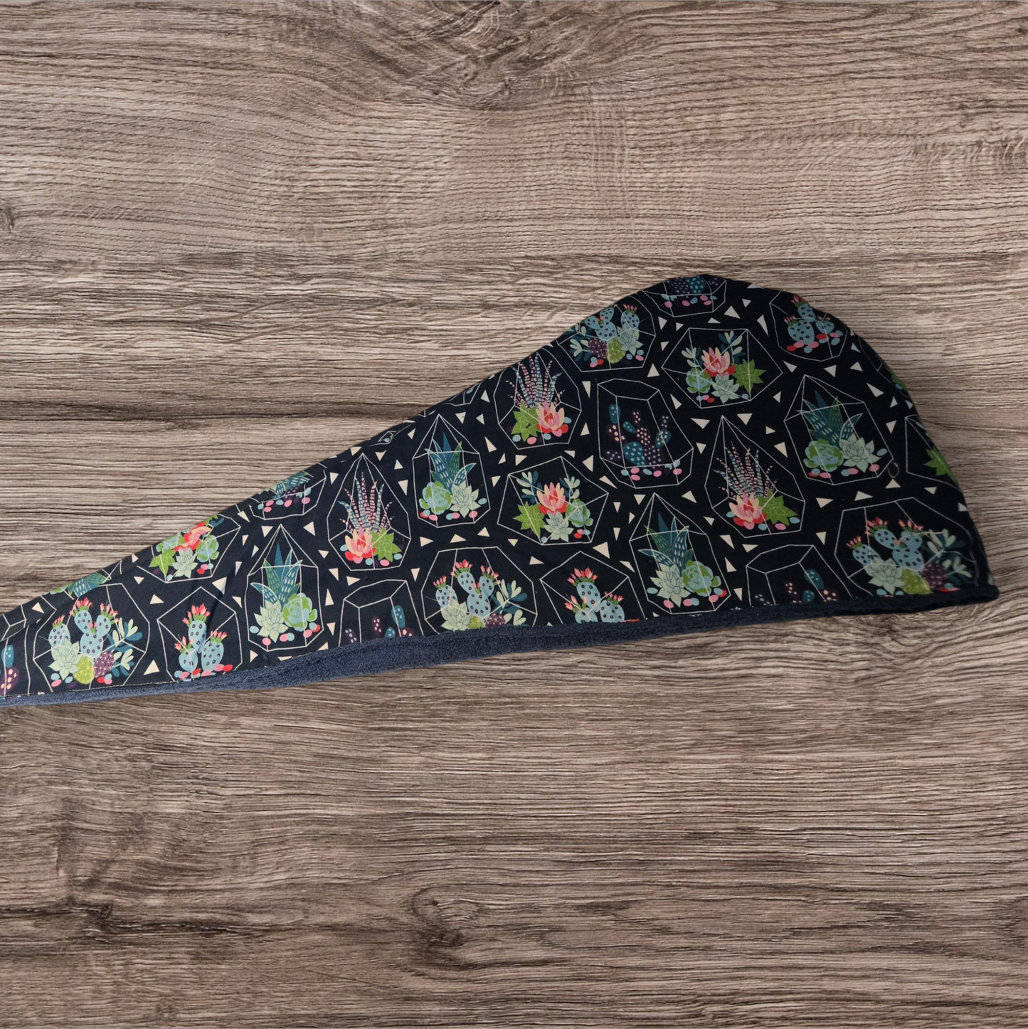 Serviette à cheveux - Cactus