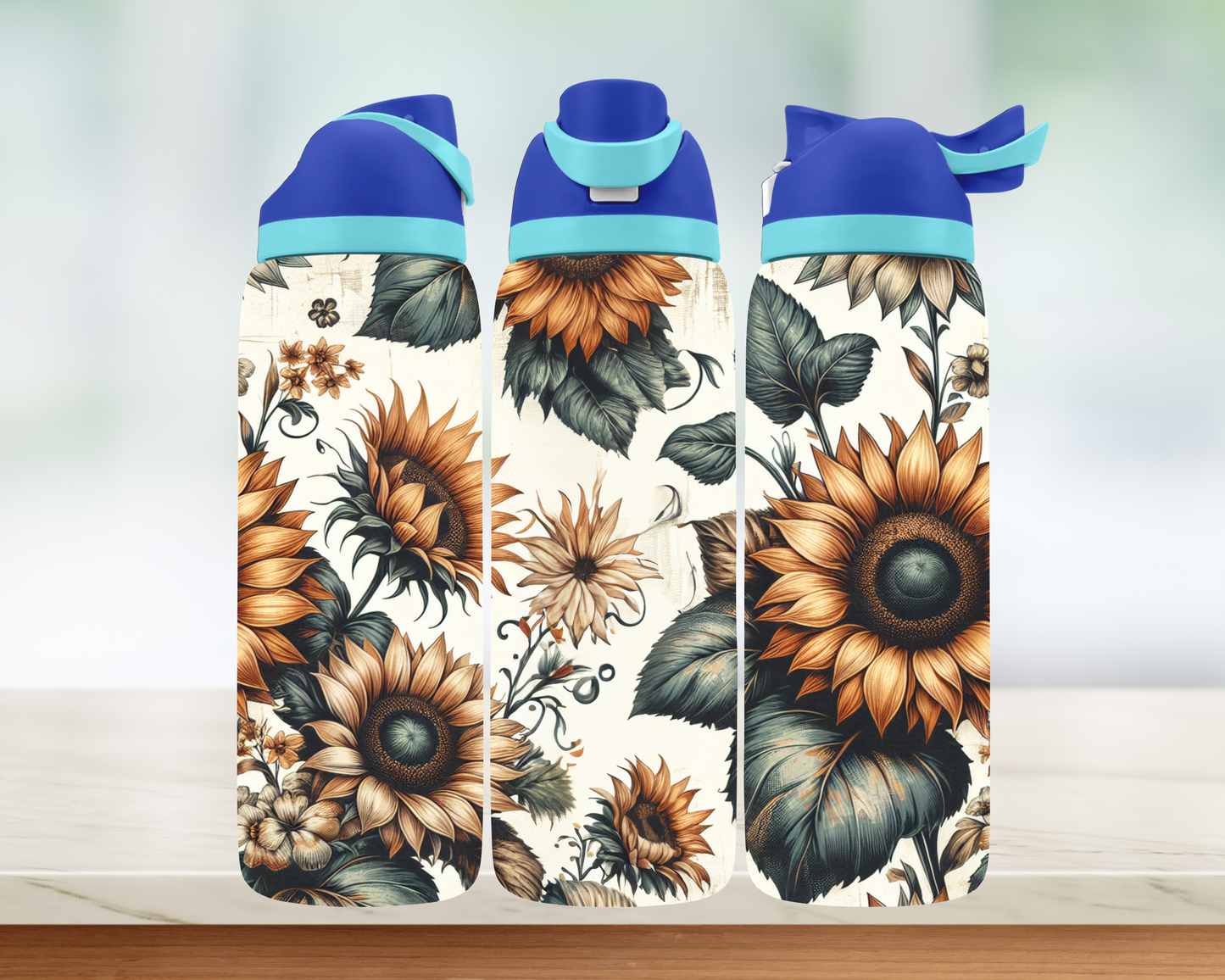 Bouteille style Owala - Tournesol v.2