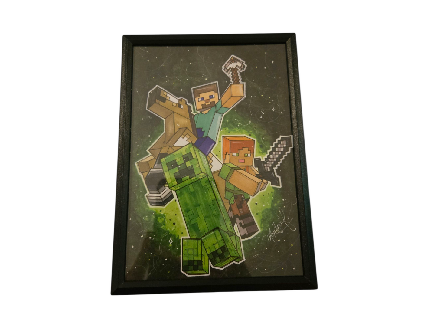 Cadre avec image du dessin