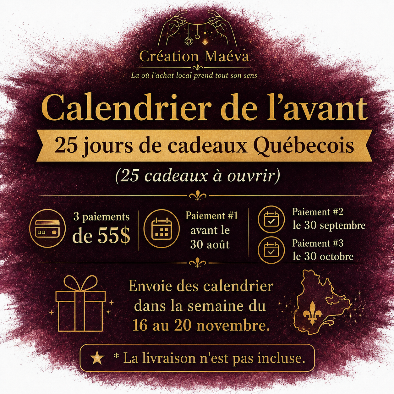 Calendrier de l'avant 2026
