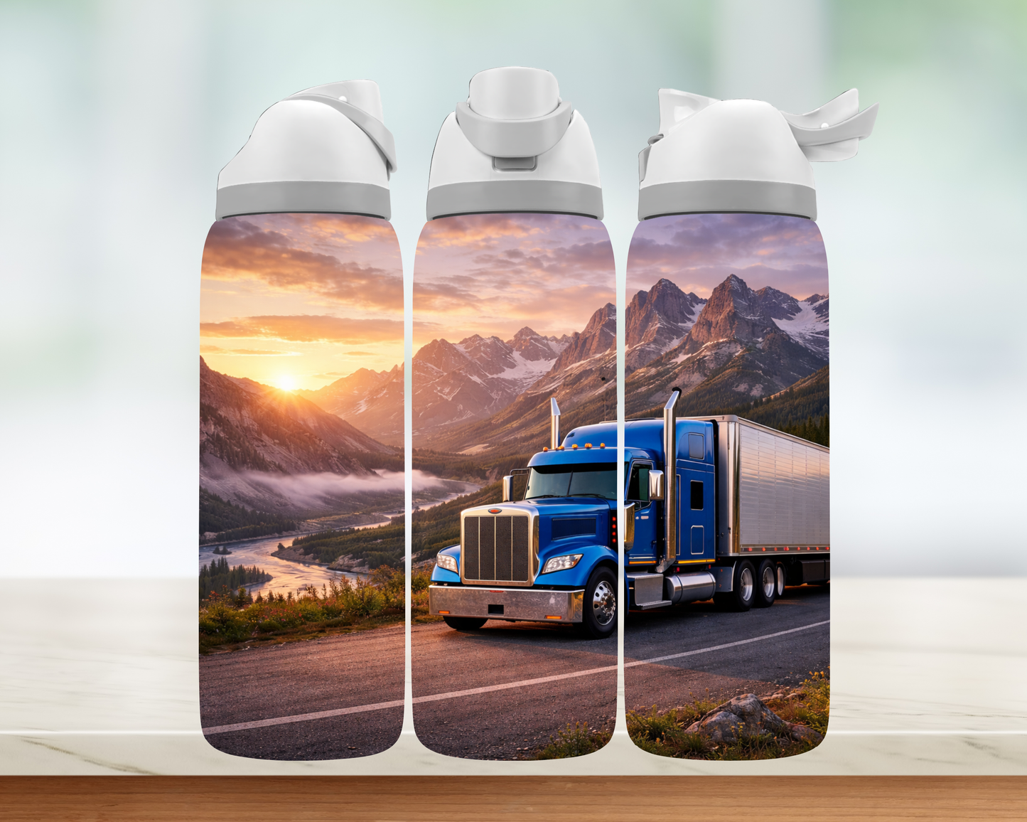 Bouteille style Owala - Truck