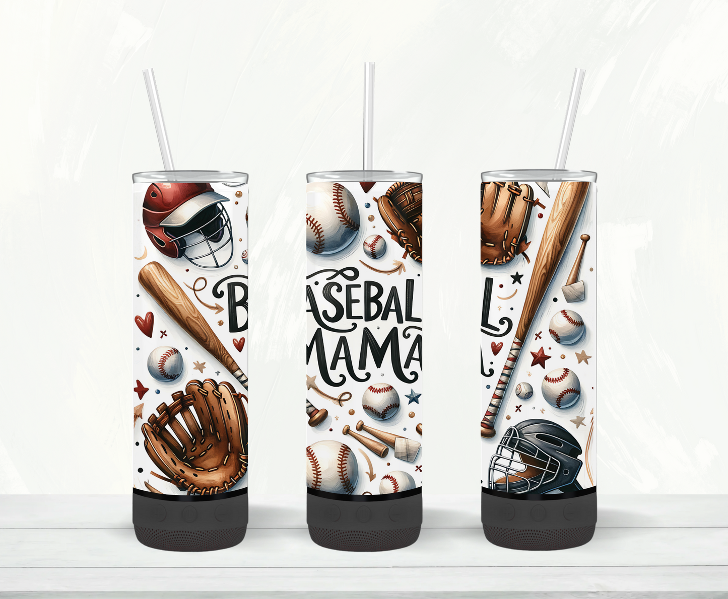 Tumbler Speaker - Baseball Mama